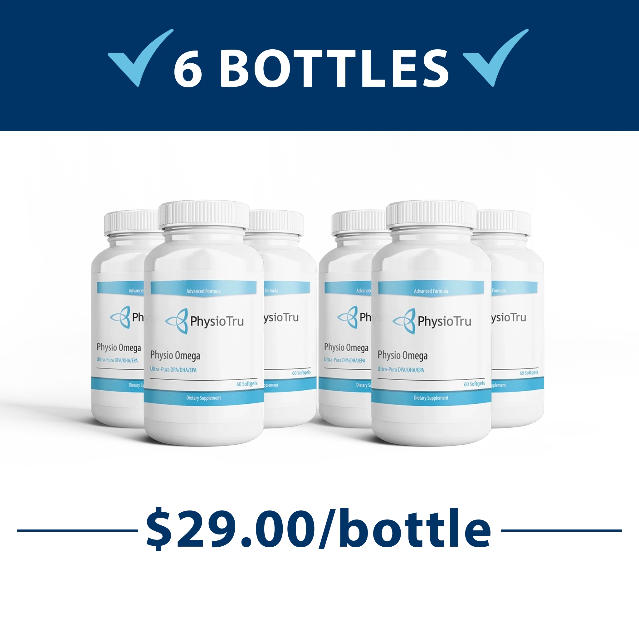 Special Offer - Physio Omega - 6 Bottles